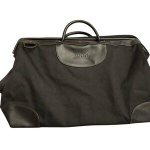 Joop! Carpenter Leather & Canvas Bag Tote X-Large Black Vintage Black Classic